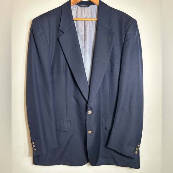 RARE Vintage 1993 Burberry Prestige Collection Prorsum Suit Jacket 48L Italy